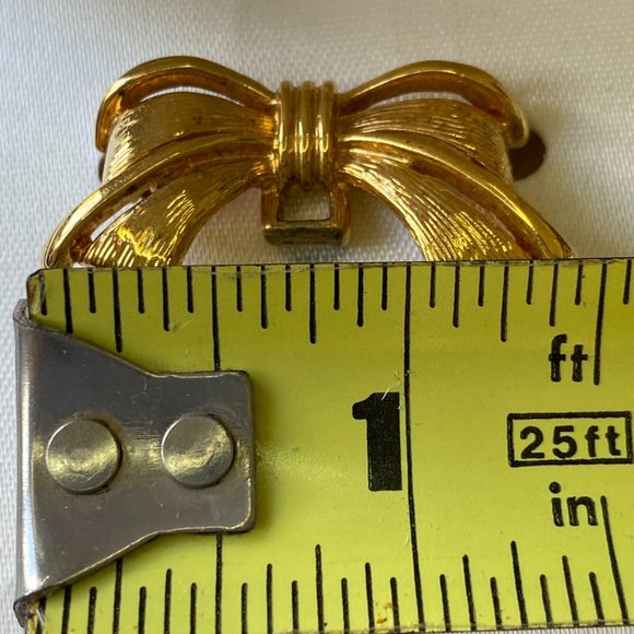 Vintage Napier Golden Bow Brooch NIB - Picture 3 of 5